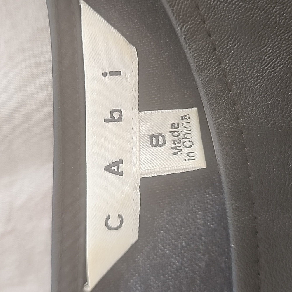 CAbi Faux Leather Sleeveless Top - Picture 5 of 7